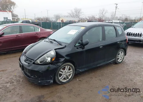 2008 Honda Fit Sport z USA, uszkodzony, nr VIN JHMGD37688S012023